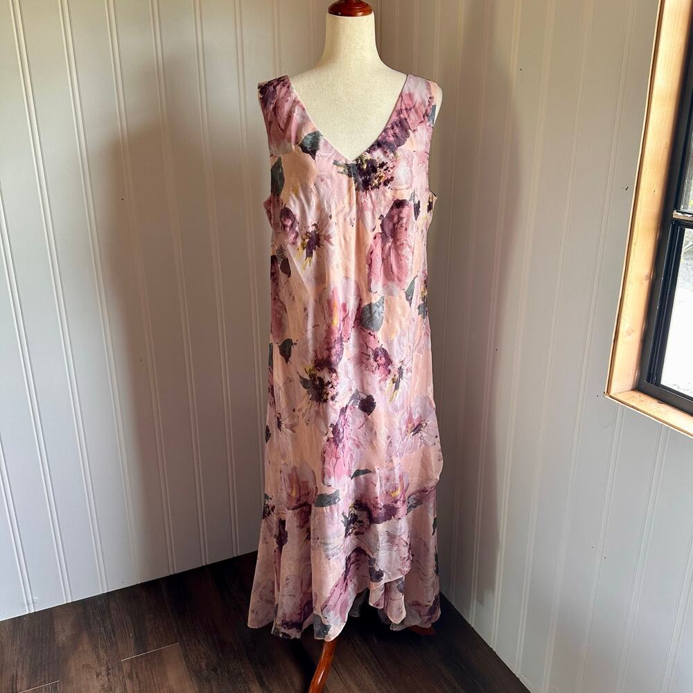 Vintage 90s/Y2K Volup Pink Fairy Dress 24